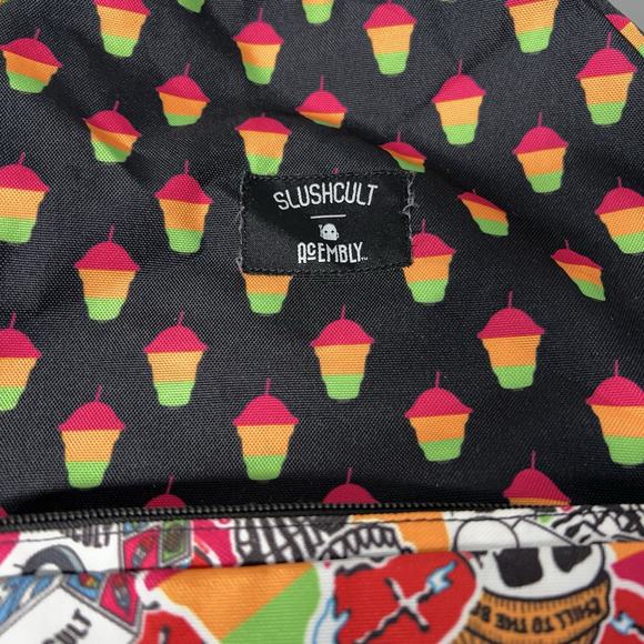 Slushcult AcEmbly Backpack Cupcake and Skulls - Picture 2 of 16